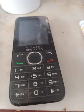 Teléfono Móvil Alcatel One Touch Negro