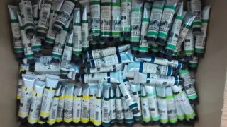 200 tubos óleo MIR 20Gr Colores Varios