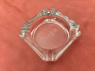 Cenicero de cristal vintage