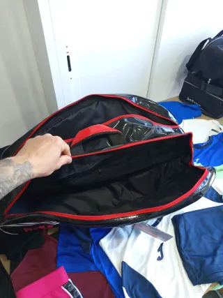 Mochila Paletero Pádel Nexus Negra y Roja