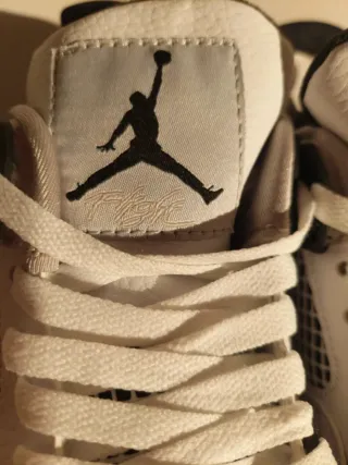 Jordan 4 Taglia 40 Grigio Bianco