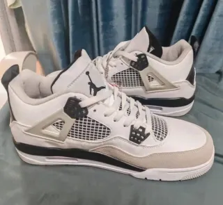 Jordan 4 Beige/Bianco Taglia 45