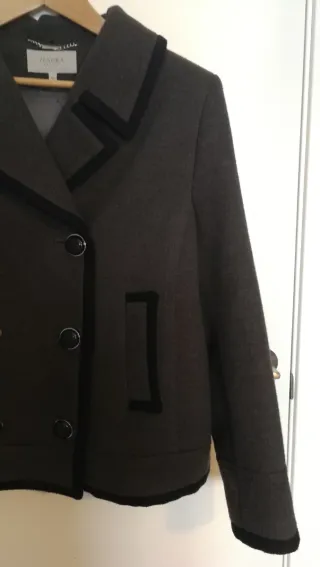 Chaquetón corto Zendra gris