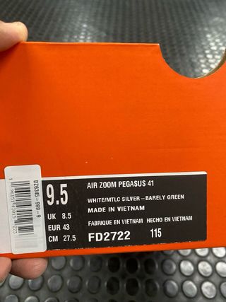 Nike Pegasus 41 Talla 43