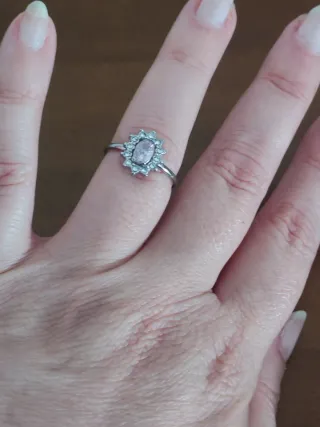 Anello Kate Acciaio Regolabile Rosa