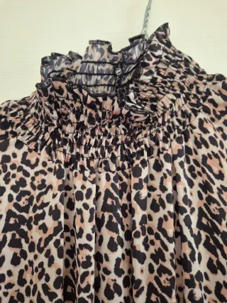 Vestito donna fantasia leopardata