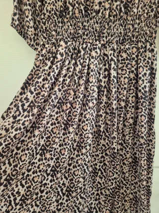 Vestito donna fantasia leopardata