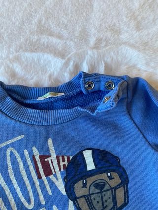 Conjunto Benetton Sudadera y Vaquero 1-3m