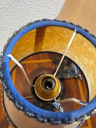 Juego de 2 lámparas de mesa beige