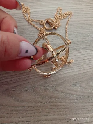Colgante Giratiempos Harry Potter Dorado