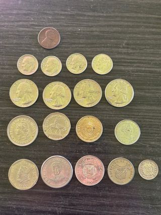 Lote Monedas América y EEUU Colección Extranjera