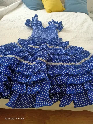 Traje de flamenca niña.