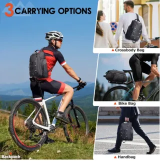 Bolsa Trasera Bicicleta Asiento Impermeable