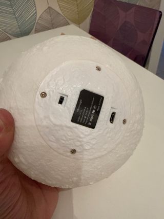 Lampada Luna con piedistallo