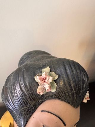 Figura Geisha con Jarrón Nadal