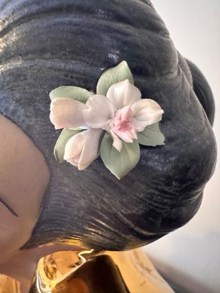 Figura Geisha con Jarrón Nadal