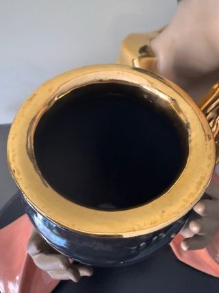 Figura Geisha con Jarrón Nadal