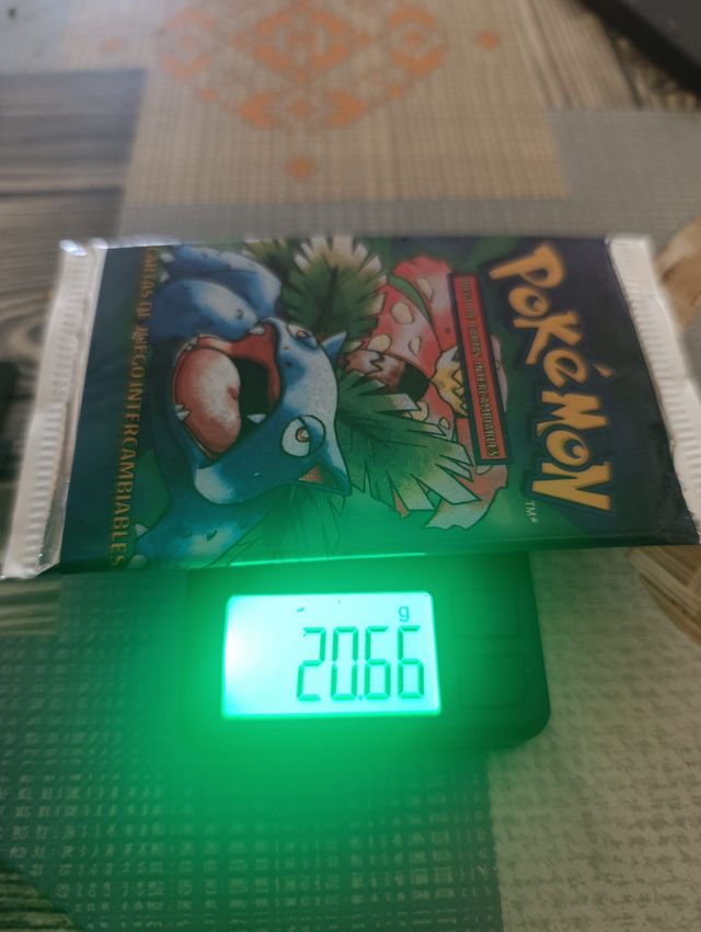 3 Sobres Pokémon Base Set 1999 Español( 1 Heavy)