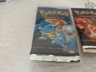 3 Sobres Pokémon Base Set 1999 Español( 1 Heavy)