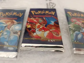 3 Sobres Pokémon Base Set 1999 Español( 1 Heavy)