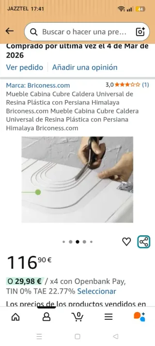 Armario Cubre Caldera Garofalo Himalaya Nuevo