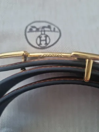 Cinturón Hermès reversible