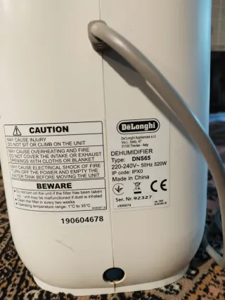 Deshumidificador DeLonghi