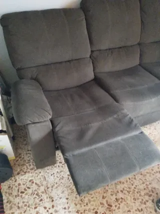 Sofá 3 plazas reclinable y desmontable