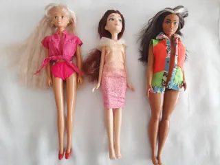 Lote de 3 muñecas moda coleccionables