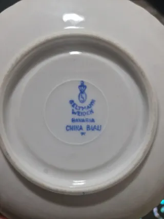 Servizio Seltmann Weiden CHINA BLAU