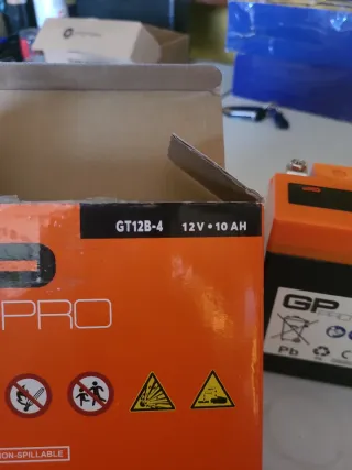 Batería Moto GP PRO GT12B-4 12V 10AH