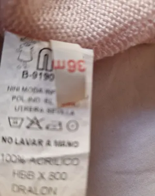 Conjunto bebé Nini (vestido, braguita, gorro)