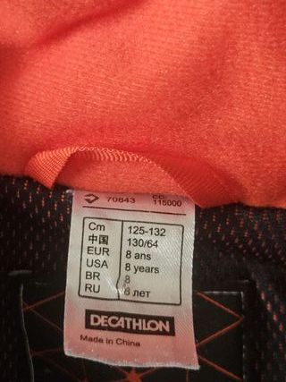 Conjunto Infantil Esquí Talla 8