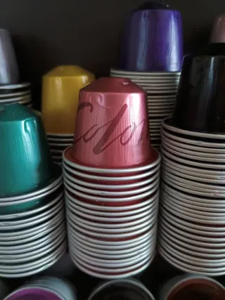 Cápsulas Nespresso vacías para manualidades