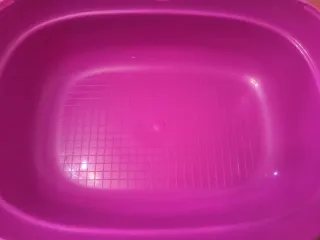 Transportín para mascotas rosa y blanco