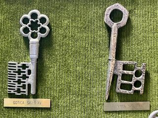 Quadro decorativo con chiavi antiche