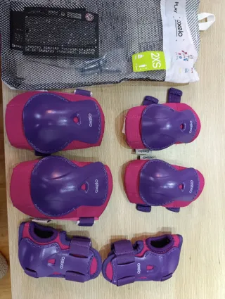 Patines niña Oxelo Talla 26-28 y protecciones