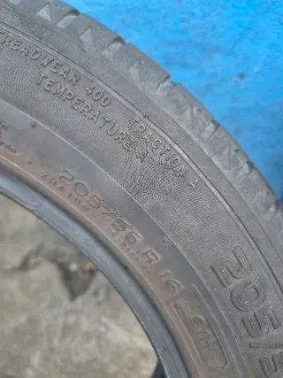2 NEUMÁTICOS MICHELIN 205/55 R16 91H