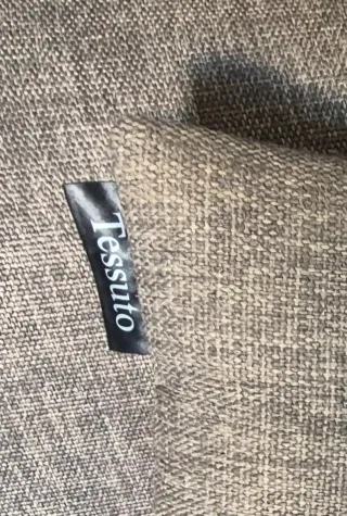 Sofá Cheslong Tessuto Gris Tela