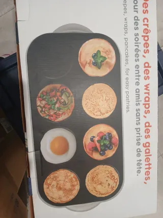 Crepera LIVOO para 8 personas