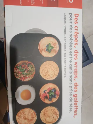 Crepera LIVOO para 8 personas