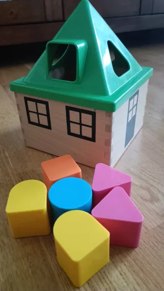 Casa de madera para encajar - Juego bebé