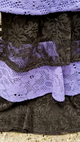 Completo danza top + pantalone volant