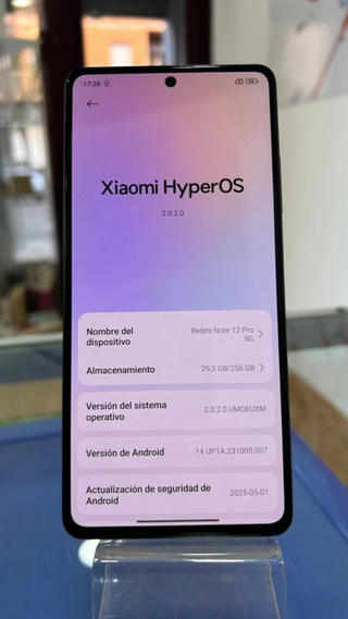 Xiaomi Redmi Note 12 Pro 5G 256GB Negro