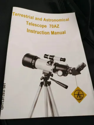 Telescopio Gosky 70AZ con adaptador móvil