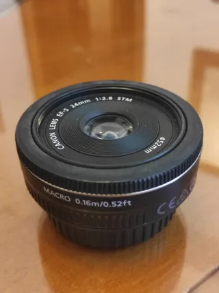 Objetivo Canon EFS 24mm