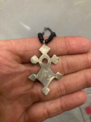 Collar Marroquí Negro y Plateado