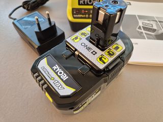 Batteria Ryobi 18V Lithium+ 4.0Ah e Caricatore new