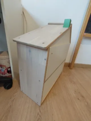 Casita de madera IKEA para organizar