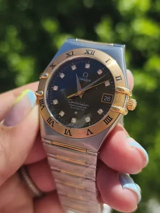 Omega Constellation Reloj Automático Oro/Plata